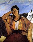 Gypsy with Cigarette by Edouard Manet